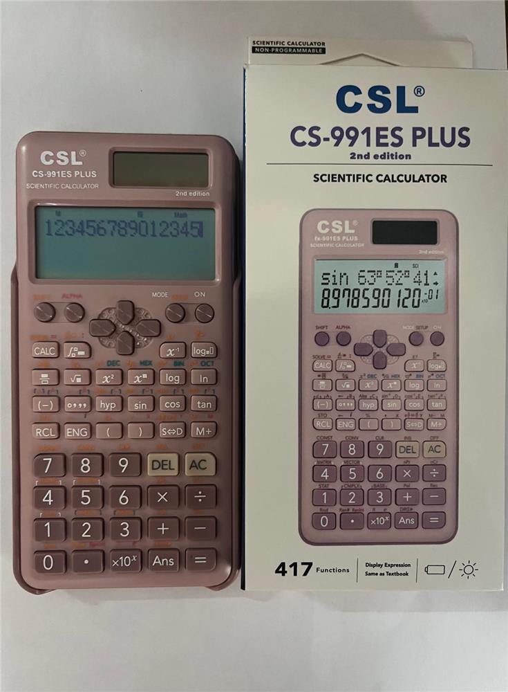 Csl Cs-991Es Plus-Pınk Pembe Fonksiyonel Hesap Makinesi