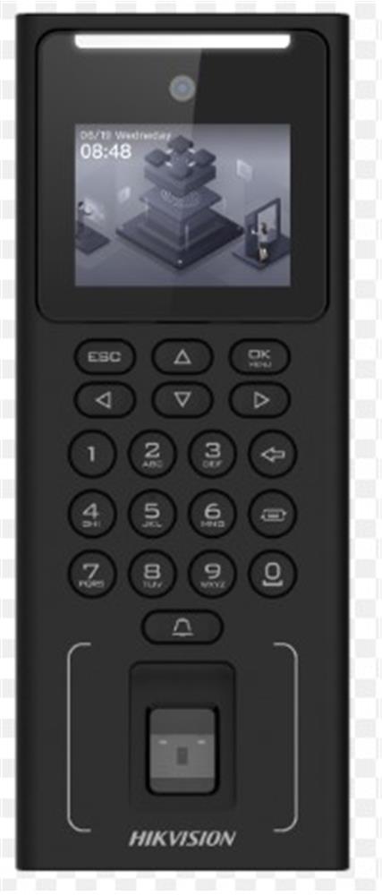 HIKVISION DS-K1T321MFWX KEYPADLI YUZ TANIMA - PARMAK IZI - MIFARE KART OKUYUCU BAIMSIZ TERMINAL 