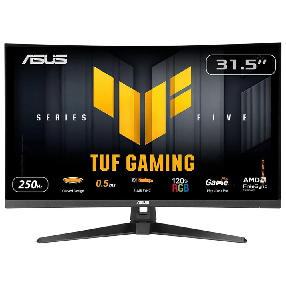 ASUS 31.5 TUF GAMING VG32VQM5B 250HZ 0.5MS FULL HD KAVISLI CURVED GAMING MONITR