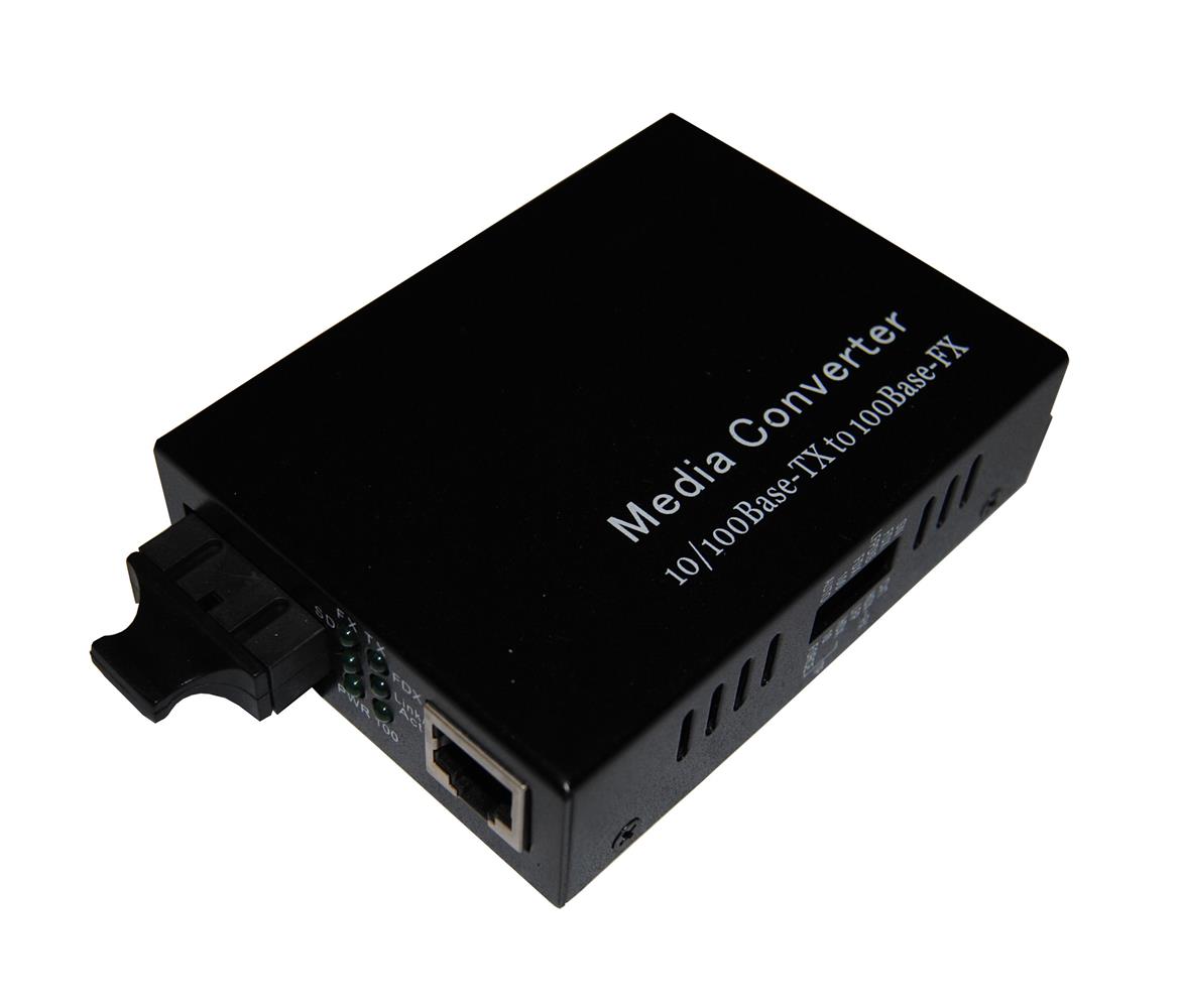 BEEK BN-FS-SC-SM20 10-100BASETX-100FX MEDIA-RATE CONVERTER. SM. SC. 20KM