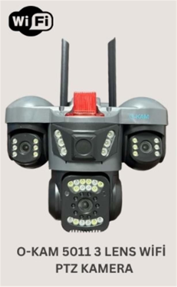 Okam O-Kam 5011 3 Lens Wifi Ptz Kamera