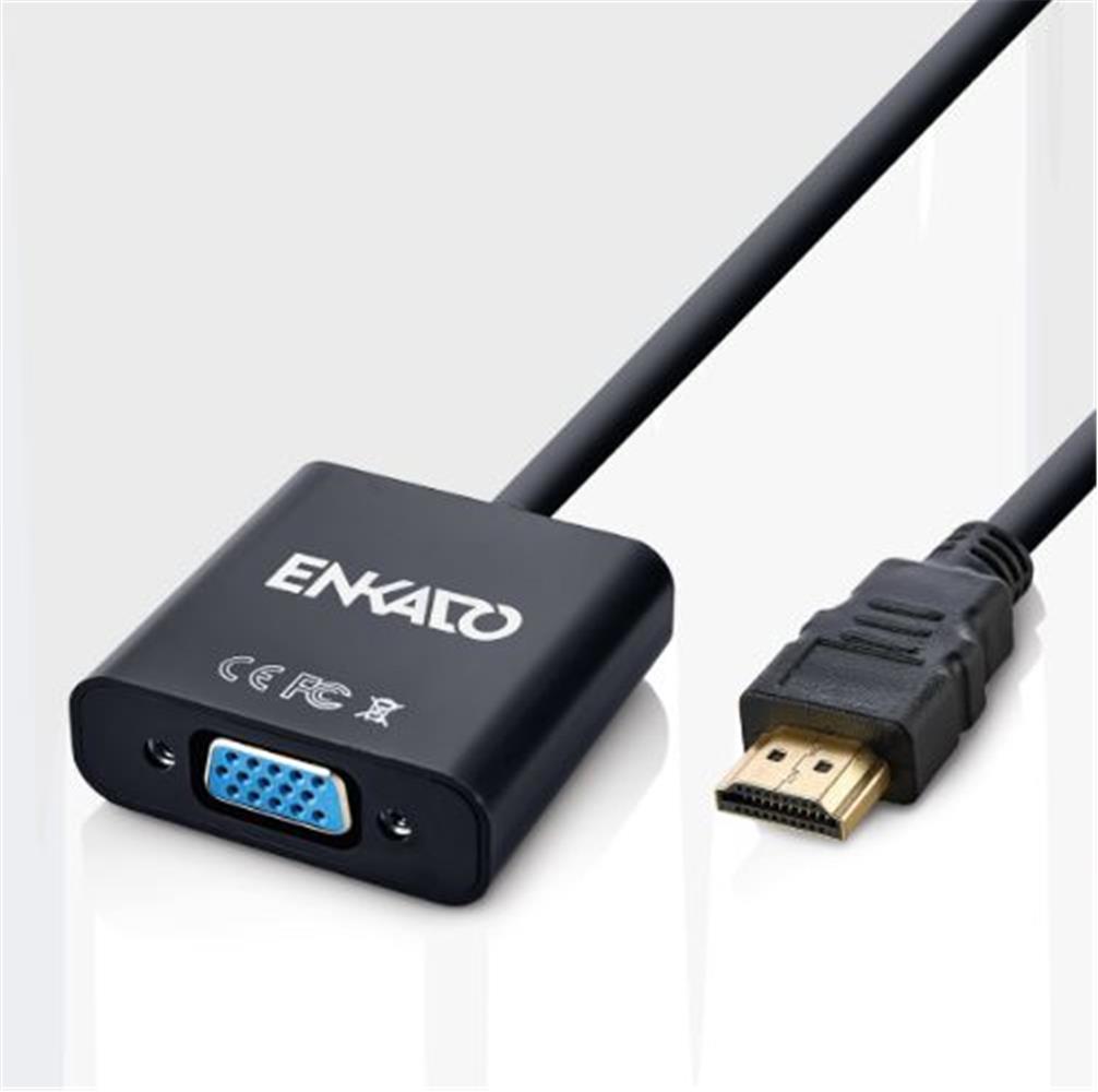 Enkado Ekd-Hv10 Hdmı To 1080P Vga + Audio Adapter