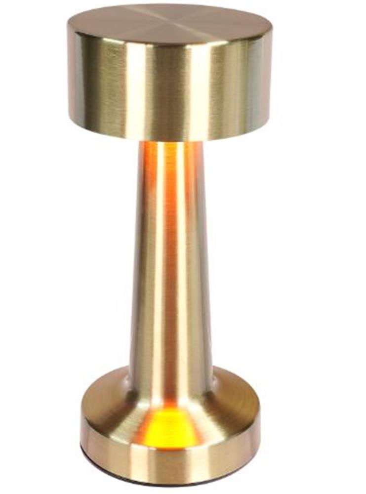 S-Link Sl-M9066 Aurora 1800Mah Batarya 60 Lümen Gold 3 Renk Işıklı Dokunmatik Dekoratif Masa Lambası