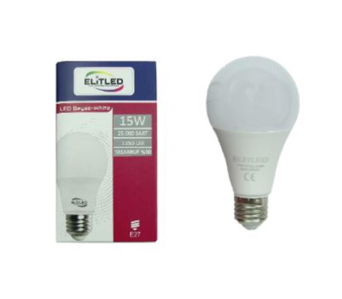 Elitled 15W Beyaz Led Ampul