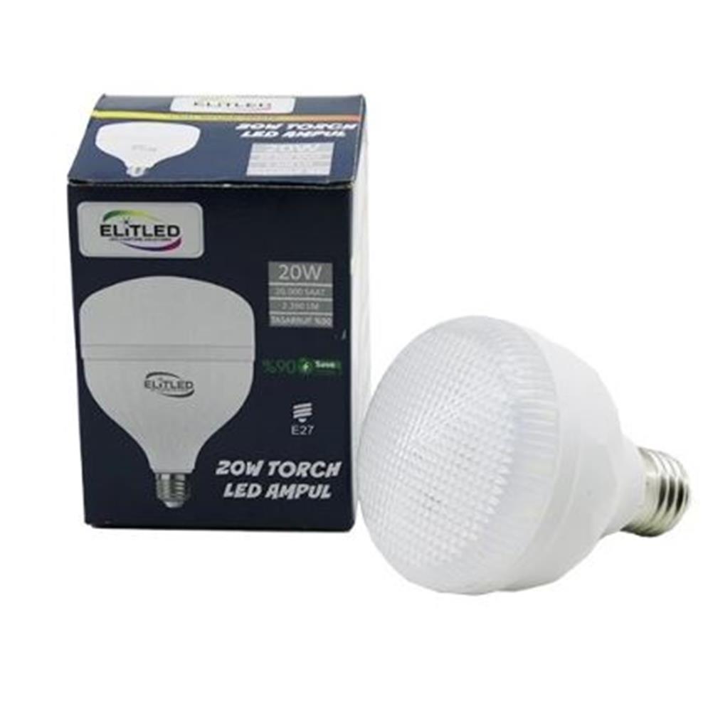 Elitled 20W Beyaz Torch Ampul
