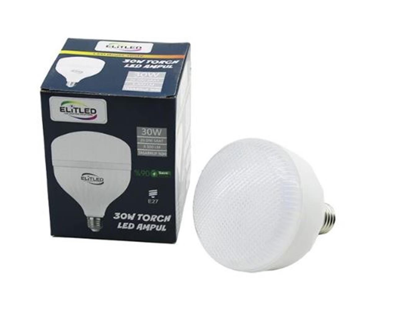Elitled 30W Beyaz Torch Ampul