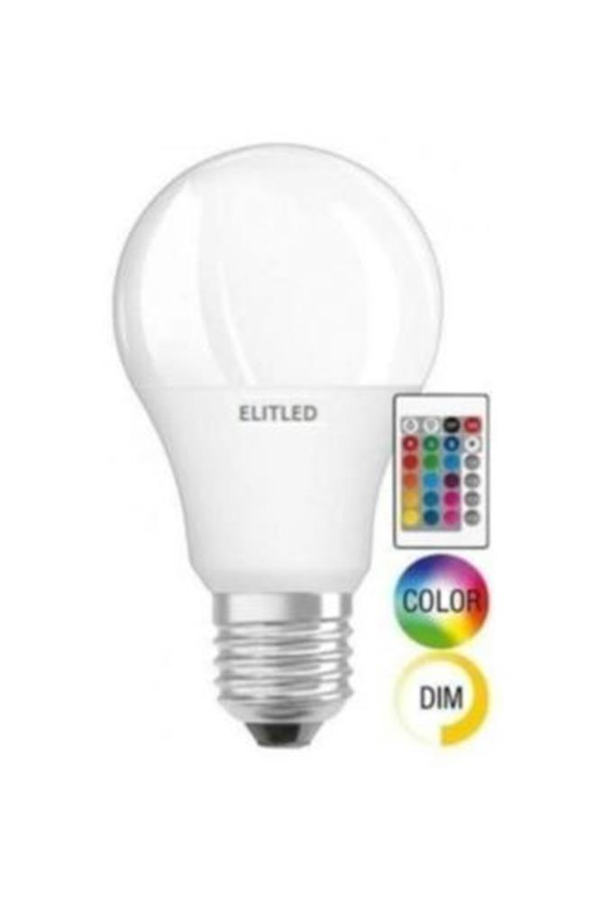 Elitled 9W Rgb Kumandalı Led Ampul
