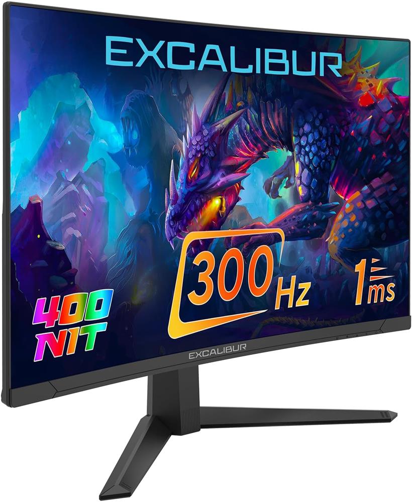Casper 27" Excalibur E27Fvc-E 300Hz 1Ms 400Nıt Fast Va Curved Hdr10 Oyuncu Monitörü