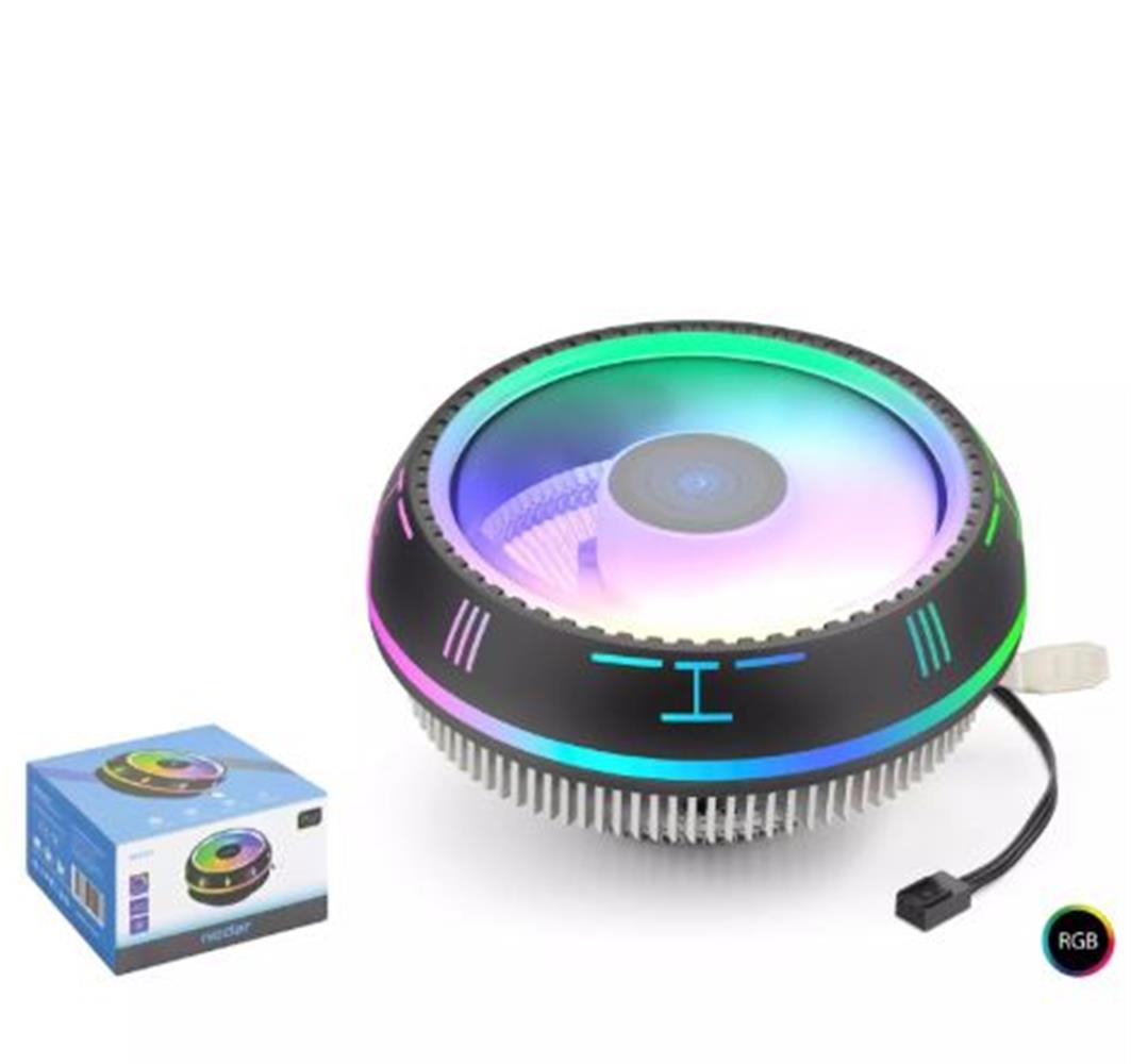 Nodar Nd2552 Cool Storm Cpu İşlemci Fan Combo Ufo-R Amd - Intel Rgb - Siyah