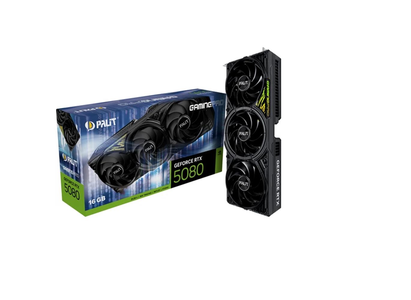 Palit Nvidia Geforce Rtx5080 Gamingpro 16Gb 256Bıt Gddr7 Ekran Kartı Ne75080019T2-Gb2031A