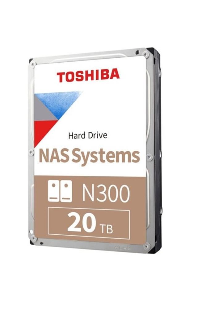 Toshiba 20Tb N300 Hdwg62Auzsva 7200Rpm 512Mb Sata3 6Gbit-Sn Nas Harddisk