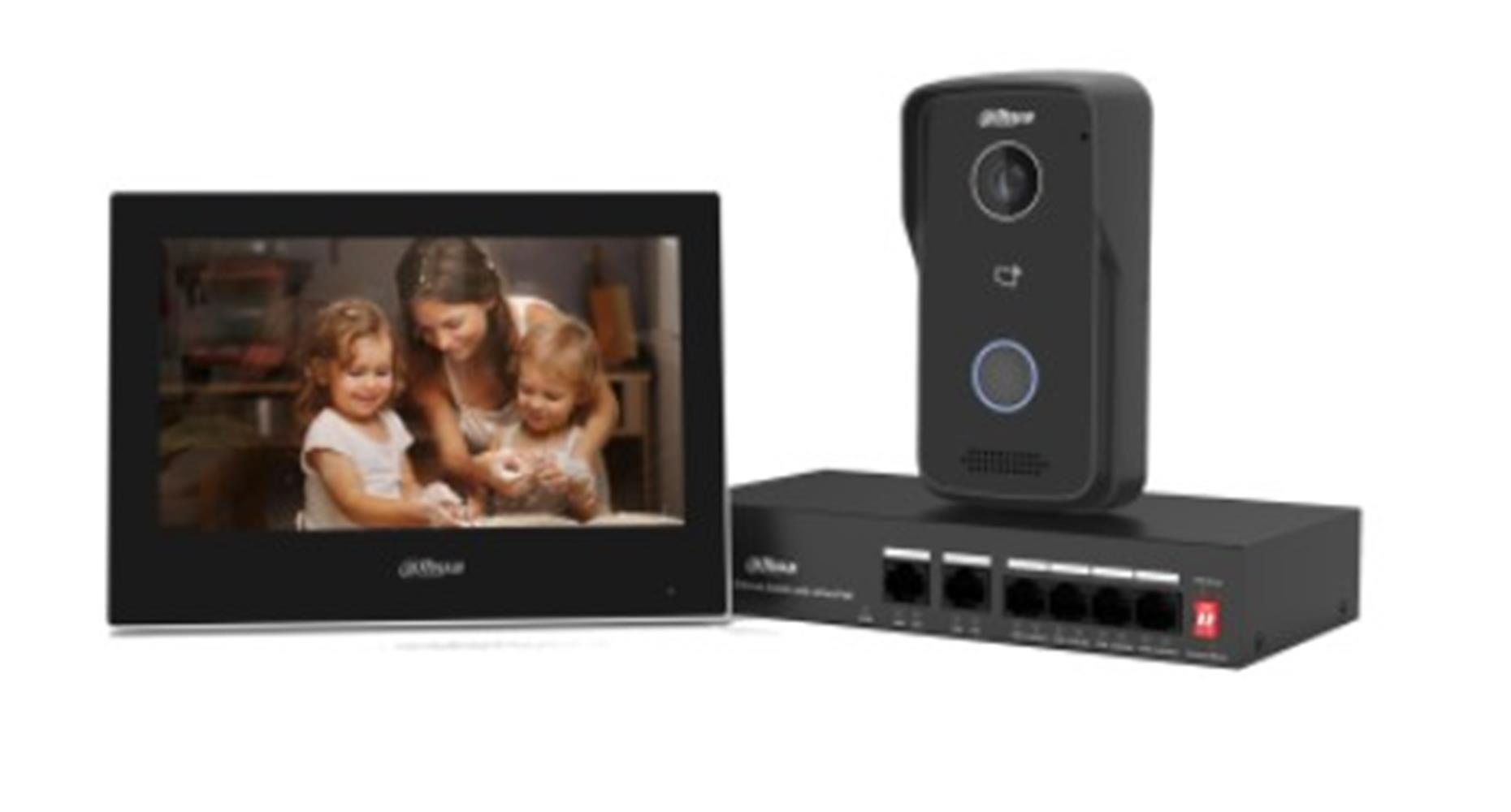 Dahua Dhı-Ktp03 Ip Intercom Kit- Kutu İçeriği  (Dış Ünite + 7" Tft İç Ekran +Switch)