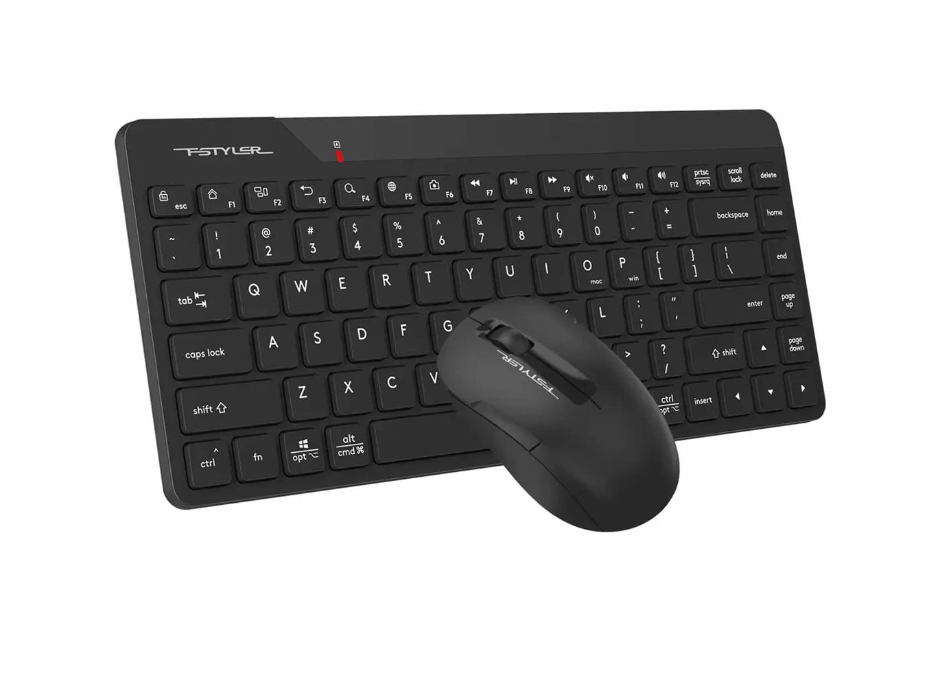 A4 Tech FG2200 Siyah 2.4GHz FN-MM Türkçe Q 1200DPI Mini Klavye   Mouse Set