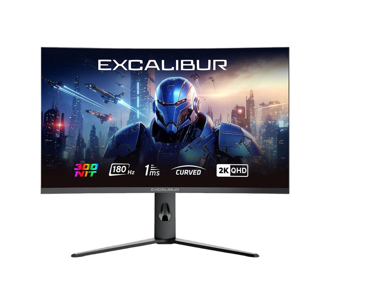 Casper 31.5" Excalibur M.e315Qvc-C 2K Qhd 180Hz 1Ms Pivot Curved 2Xhdmi 2Xdp Oyuncu Monitörü