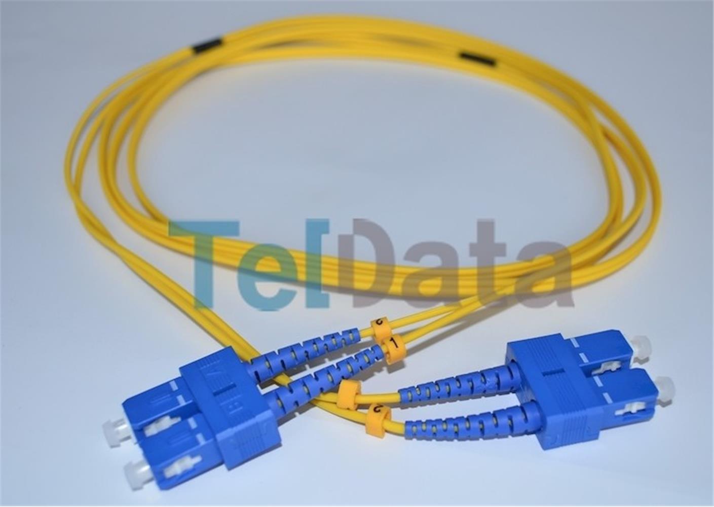 Teldata Tld-Sc112 Sc-Upc-Sc-Upc Sm Dx 2 Metre Fıber Optık Patchcord