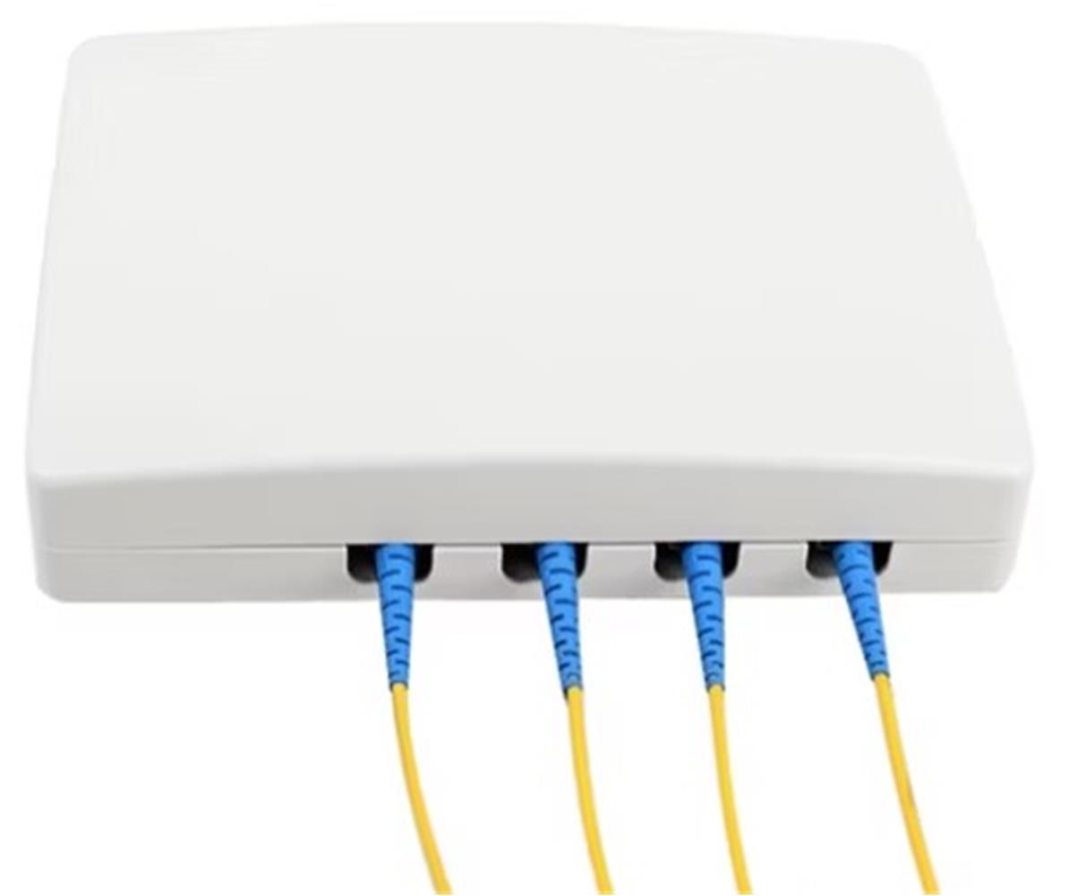 Teldata Tld-Ftth465 Ftth Sonlandırma Kutusu Sımplex-4 Port-Indoor-Whıte