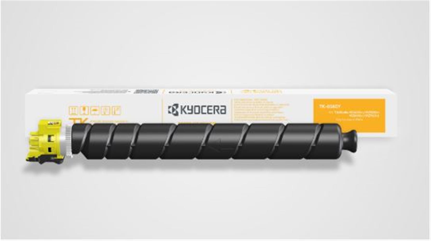 KYOCERA TK-8585Y YELLOW SARI ORJİNAL FOTOKOPİ TONERİ TASKALFA MZ4001Cİ - MZ5001Cİ 20.000 SAYFA