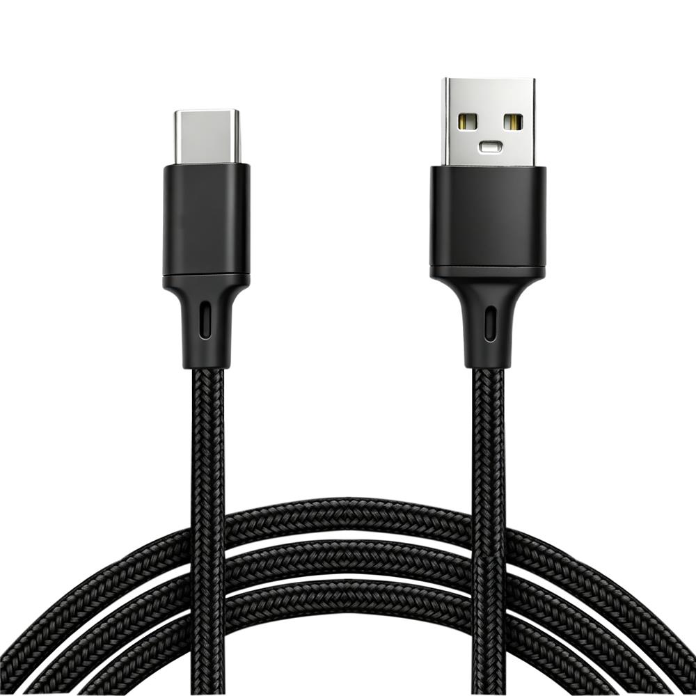 Vcom Cu252 Type-C To Usb 3M 15W (5V-3A) Örgülü Şarj Kablosu