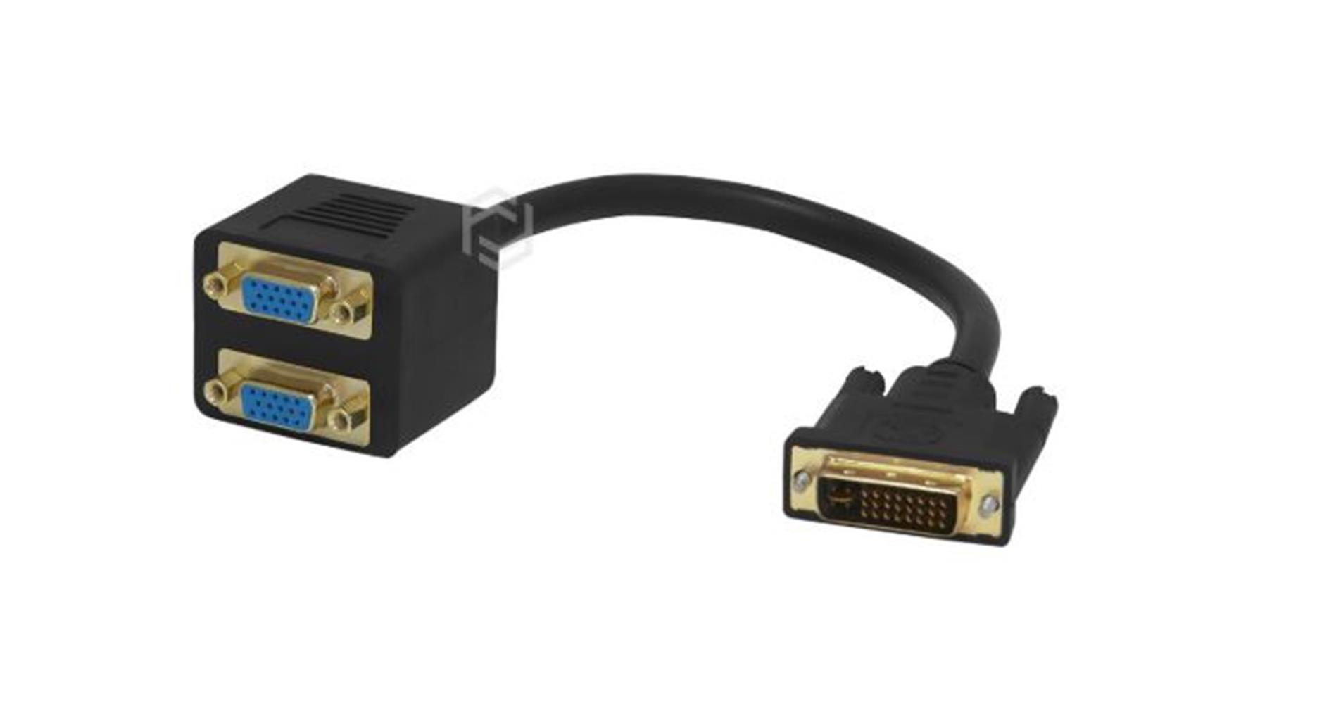 Frisby Fa-6660C Dvı - 2 X Vga Görüntü Çoklayıcı Ve Dönüştürücü(Dvı-I Erkek - 2 X Vga Dişi)
