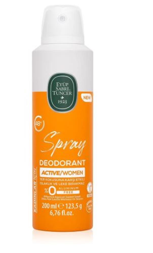 Eyüp Sabri Tuncer Active - Kadın Sprey Deodorant 200 Ml