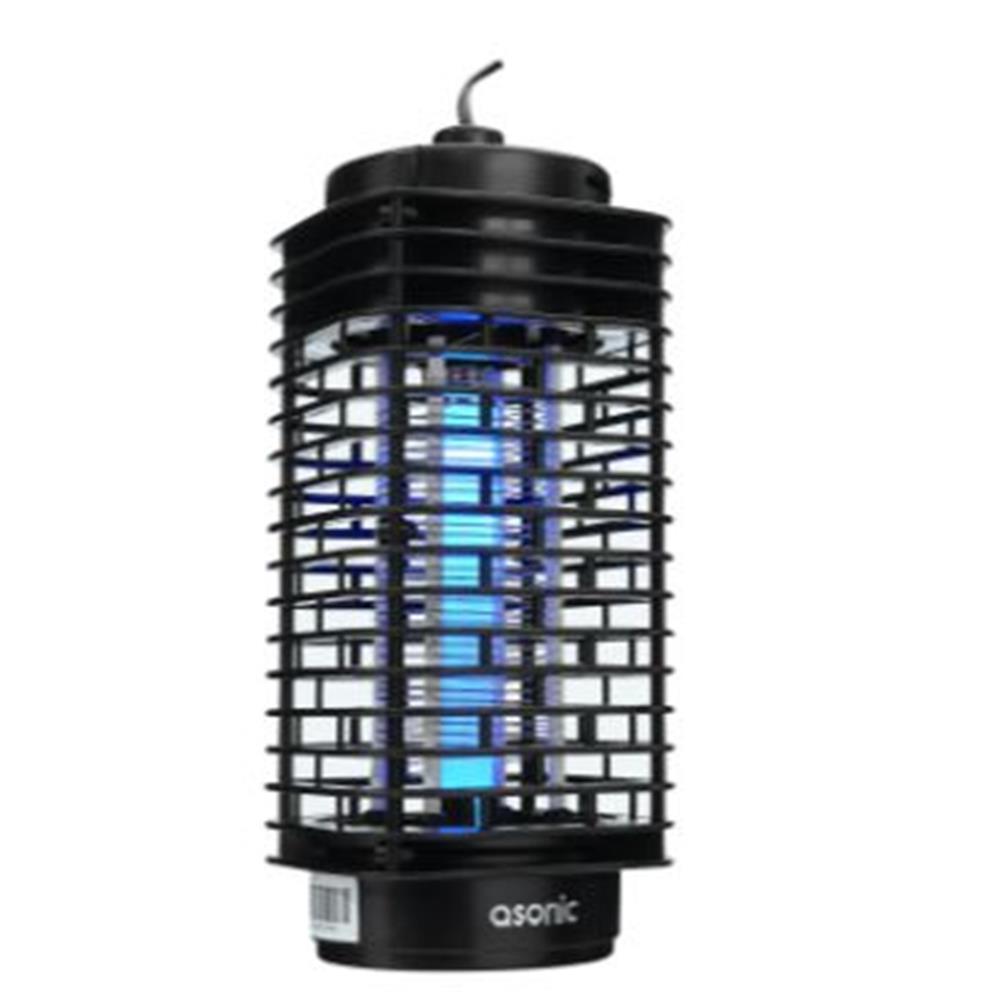 Asonic S24 Pro Kokusuz Taşınabilir Led Mavi Işıklı Sinek Öldürücü Siyah 4W Açılabilen Alt Kapak