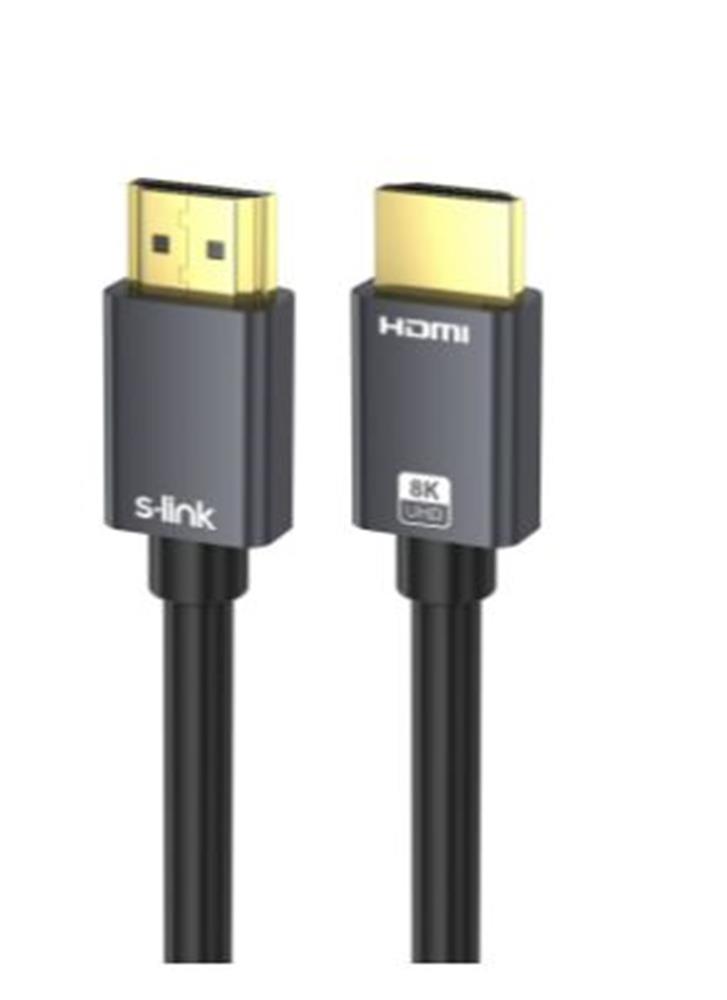 S-Link Sl-Hm8K15 Hdmı To Hdmı 1,5M V2.1 8K60 Hz 4K 120Hz Kablo