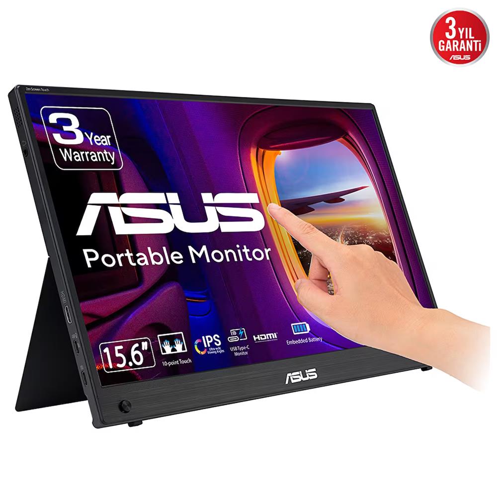 ASUS 16" ZENSCREEN TOUCH MB16AMTR 5MS 60HZ FULL HD IPS TAŞINABİLİR DOKUNMATİK MONİTÖR