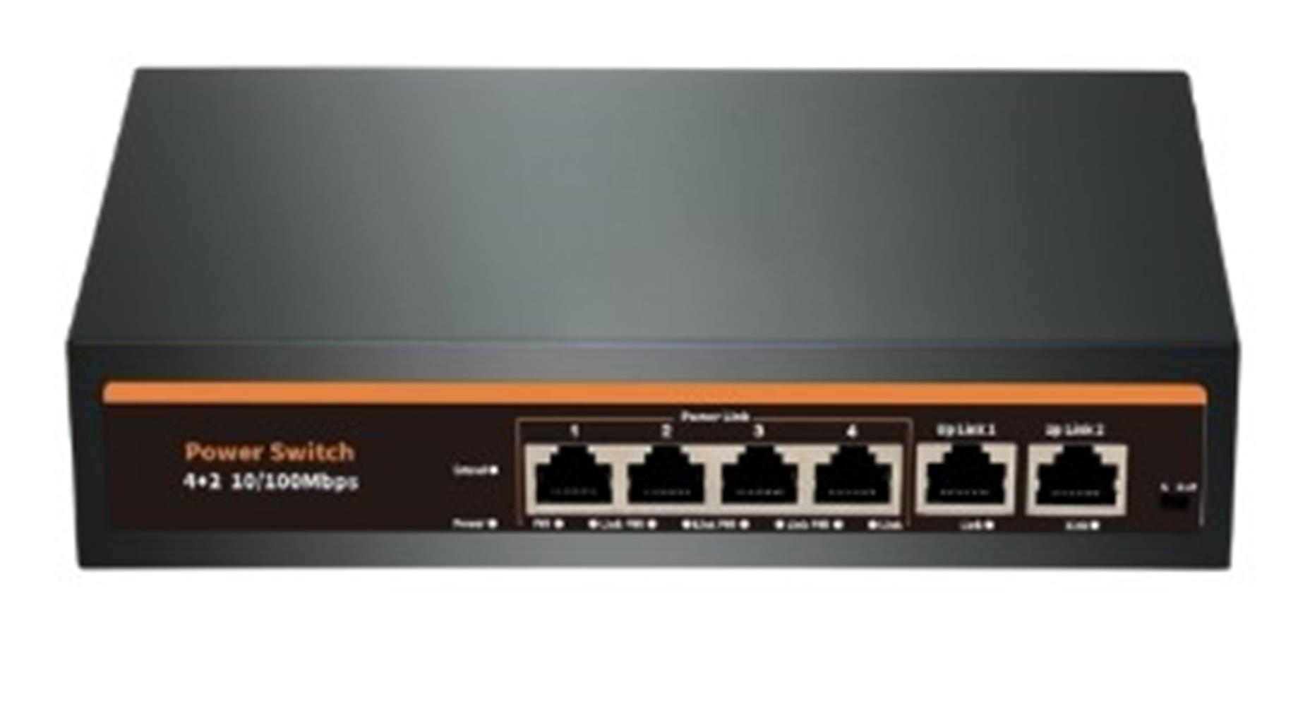 Nova Nvc-Intsf0420Fb2L 24V Intercom 4+2 Port Poe Swıtch (10-100)