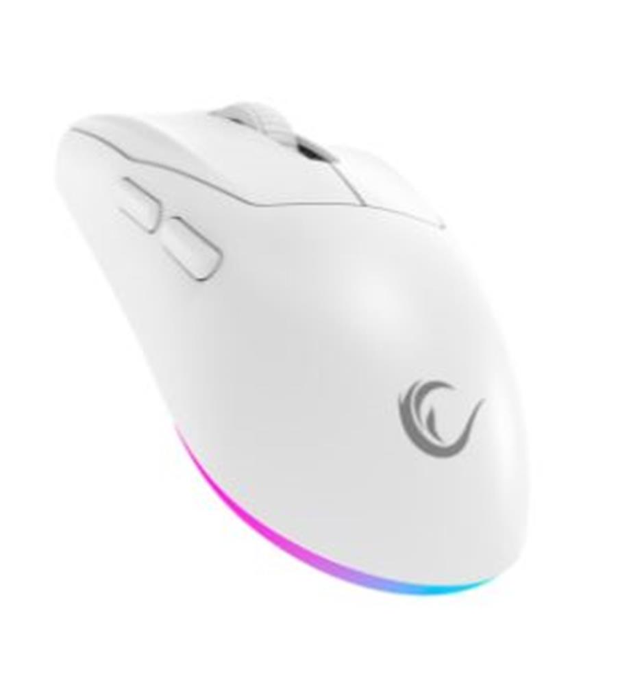 Rampage Prote M5 Pro Kablosuz Beyaz Rgb Ledli Şarjlı 26000 Dpı 3395 Sensor Gaming Oyuncu Mouse