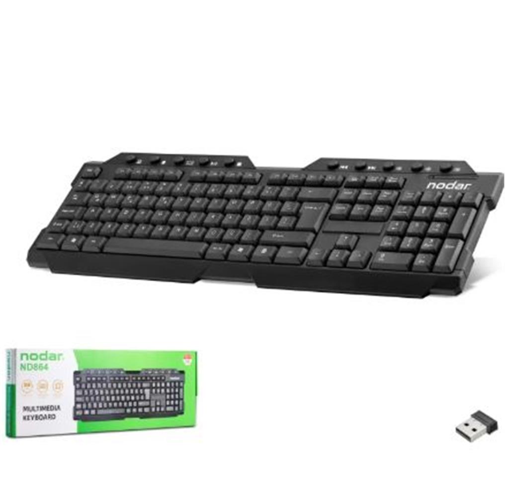 NODAR ND864 KABLOSUZ MULTIMEDYA KLAVYE SMA...