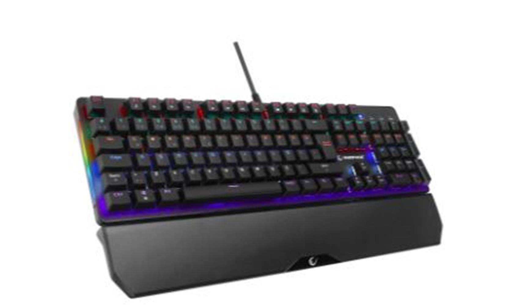 Rampage Kb-R86 Umbra Siyah Usb Rainbow Aydınlatmalı Red Switch Mekanik Gaming Oyuncu Klavye