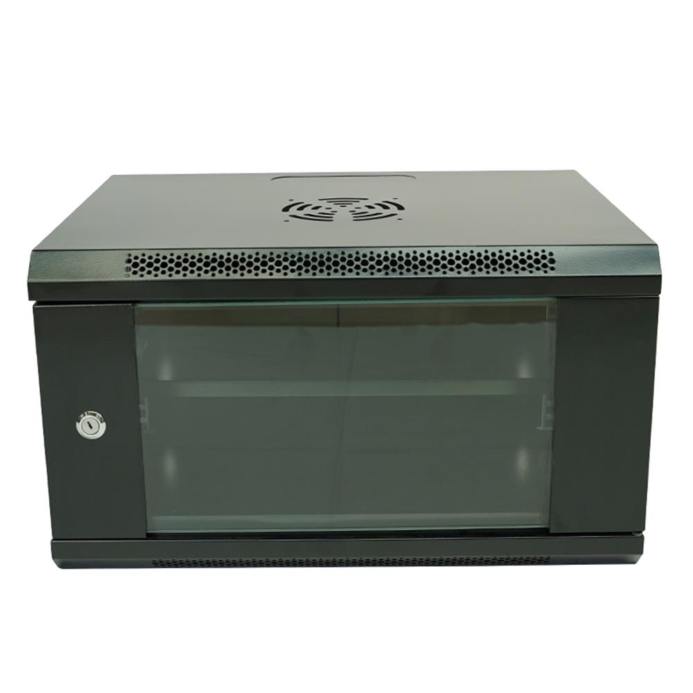 Racksan Ml-6407S 7U Duvar Tipi Kabinet (350-530-400) Raf+Fan+Priz