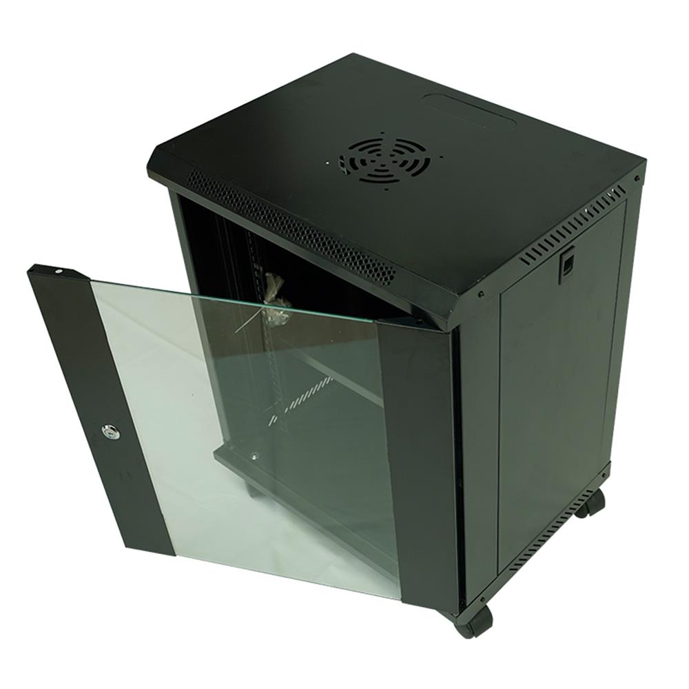 Racksan Ml-6412S 12U Duvar Tipi Kabinet (600-530-400) Raf+Fan+Priz