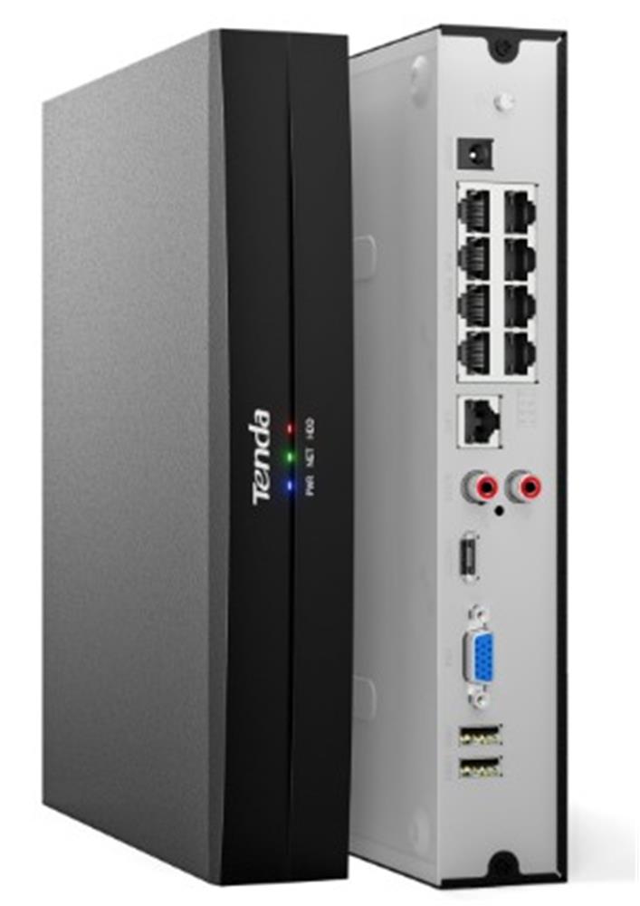 Tenda Tn3108-8P 8 Kanal Poe 4K 8Mp Destekli Nvr Kayıt Cihazı