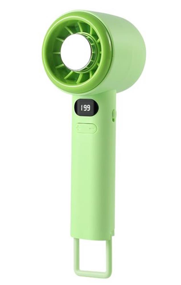 Feny Fn-F40 Yeşil Kademeli Ultra Sessiz Led Göstergeli Şarjlı 1800Mah Turbo Mini El Fanı