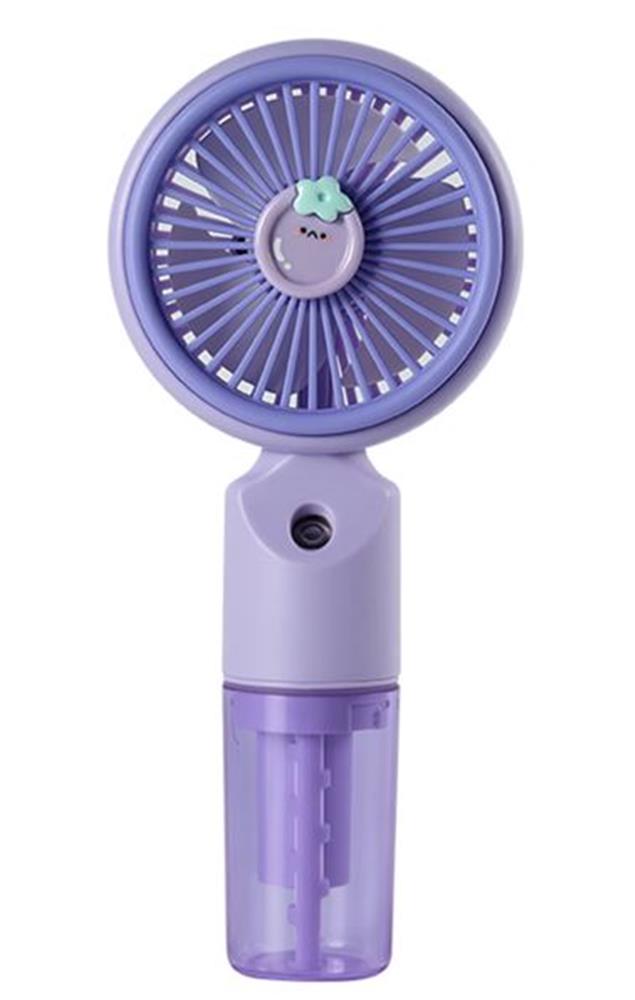 Feny Fn-F50 Mor Kademeli Ultra Sessiz Buharlı Şarjlı 800Mah Mini El Fanı