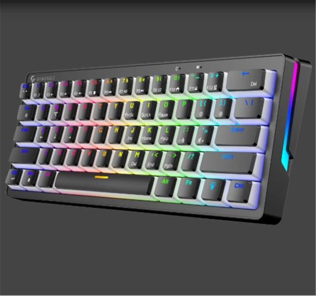 Gameagle Ge2014 Poseıdon Rgb Kablolu Us Layout Mekanik Siyah Oyuncu Klavyesi