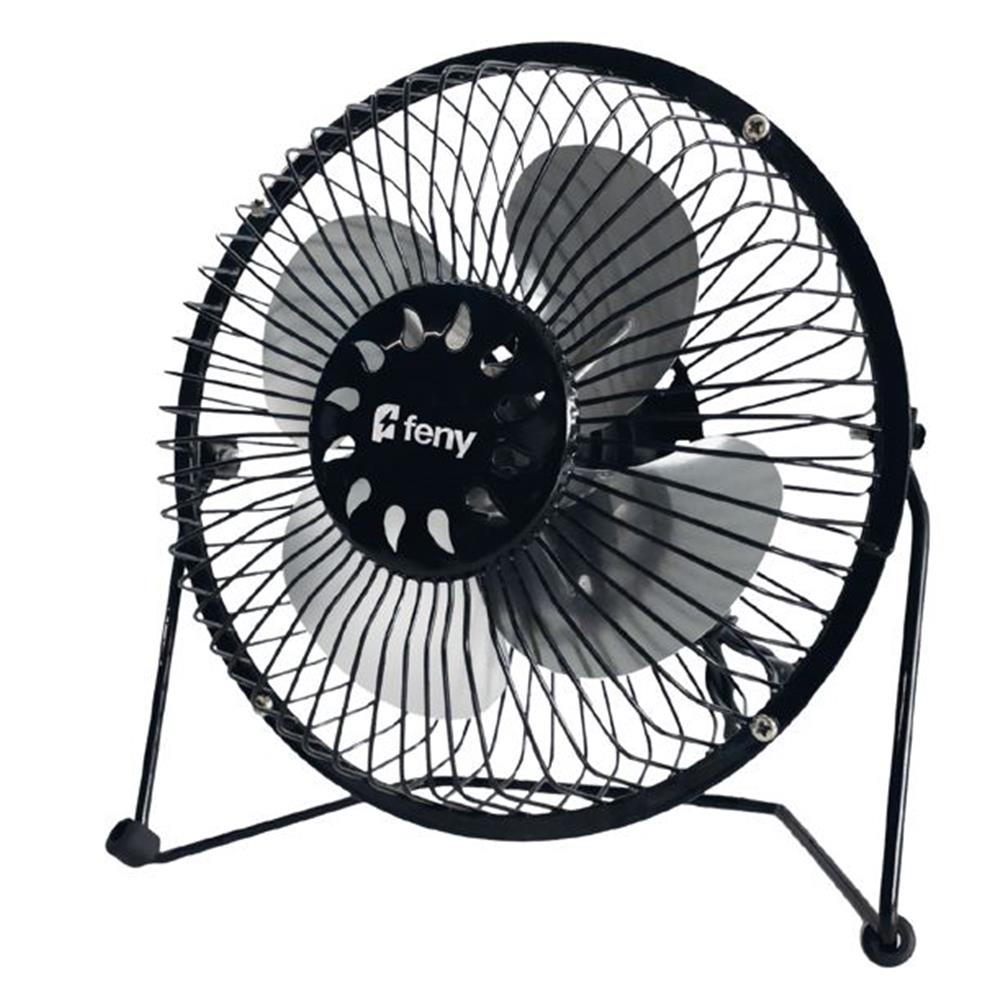 Feny Fn-F87 Metal 360 Derece Dönebilen 6" Mini Masaüstü Fan