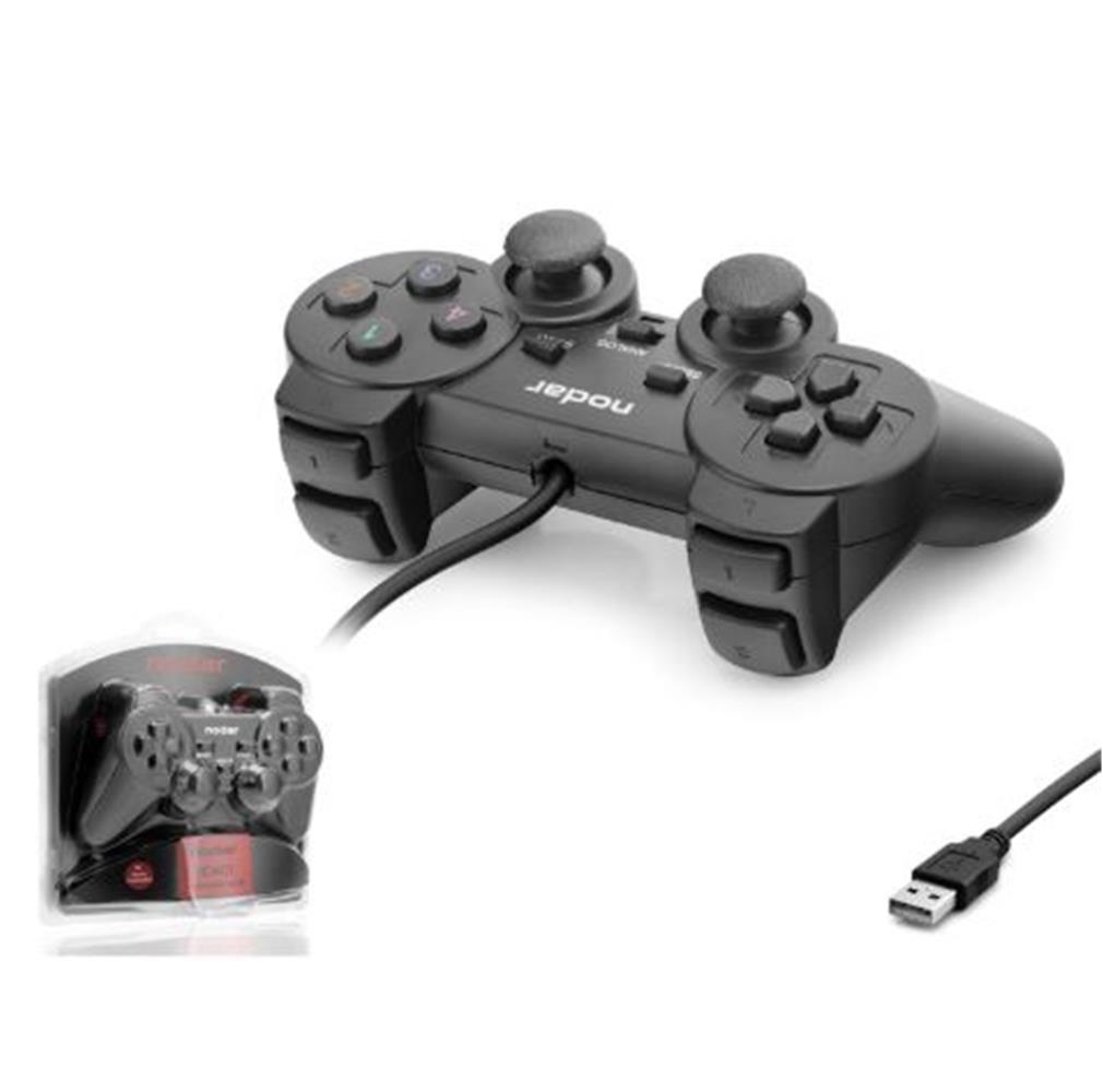 Nodar Nd401 Pc Uyumlu Kablolu Usb Gamepad Oyun Kolu - Siyah