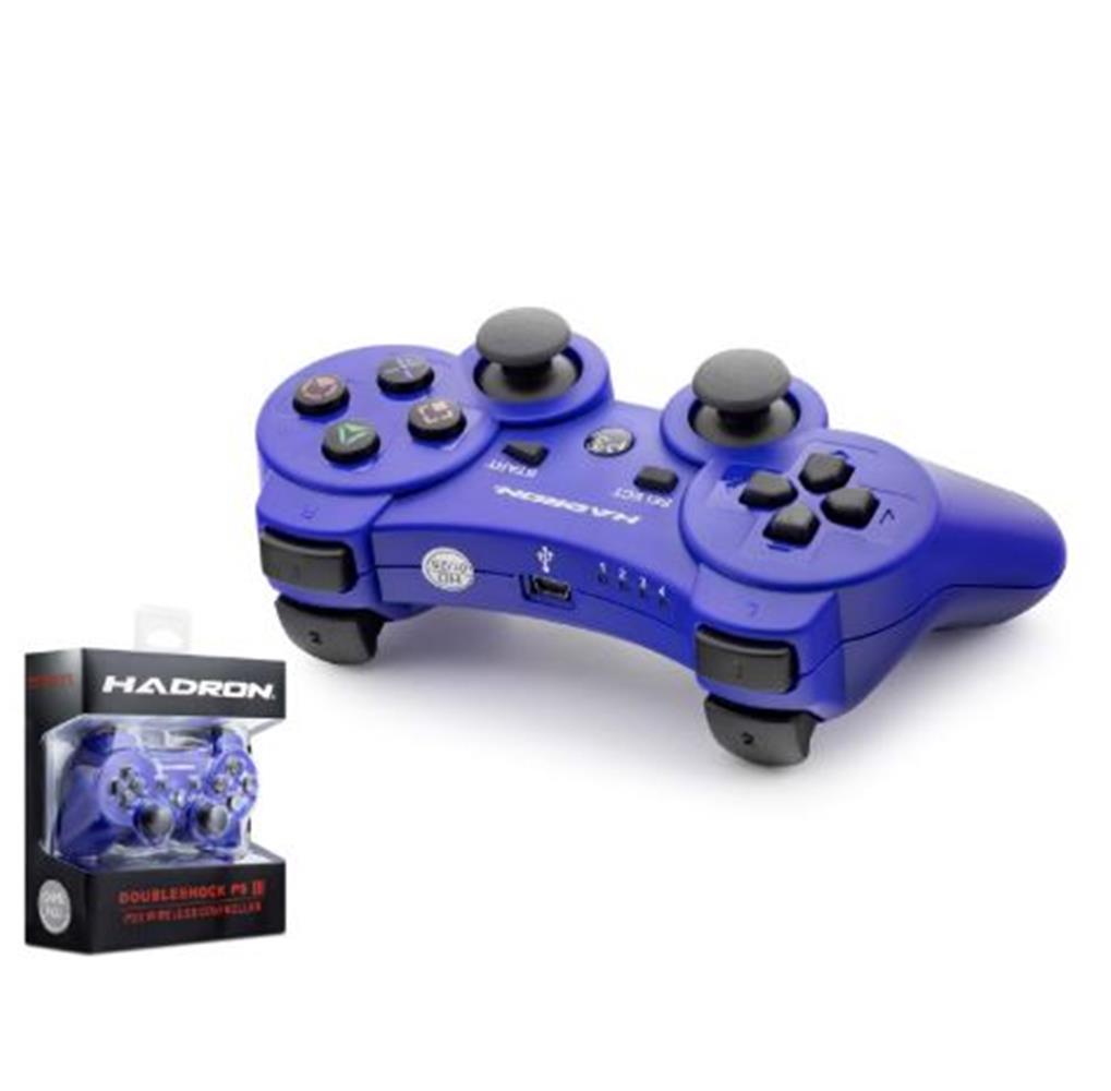 Hadron Hd325M Ps3 Uyumlu Kablosuz Bluetooth Gamepad Oyun Kolu Doubleshock Iıı - Mavi