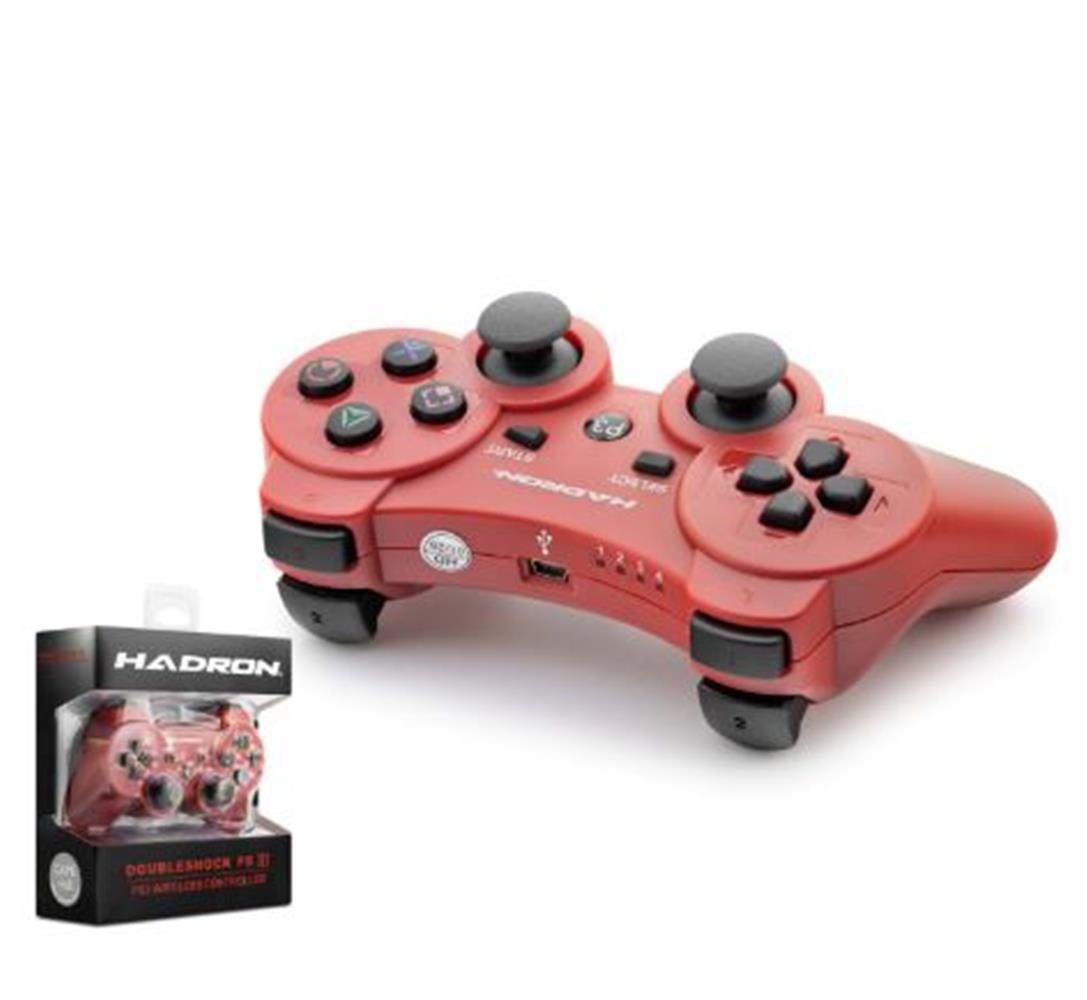 Hadron Hd325K Ps3 Uyumlu Kablosuz Bluetooth Gamepad Oyun Kolu Doubleshock Iıı - Kırmızı