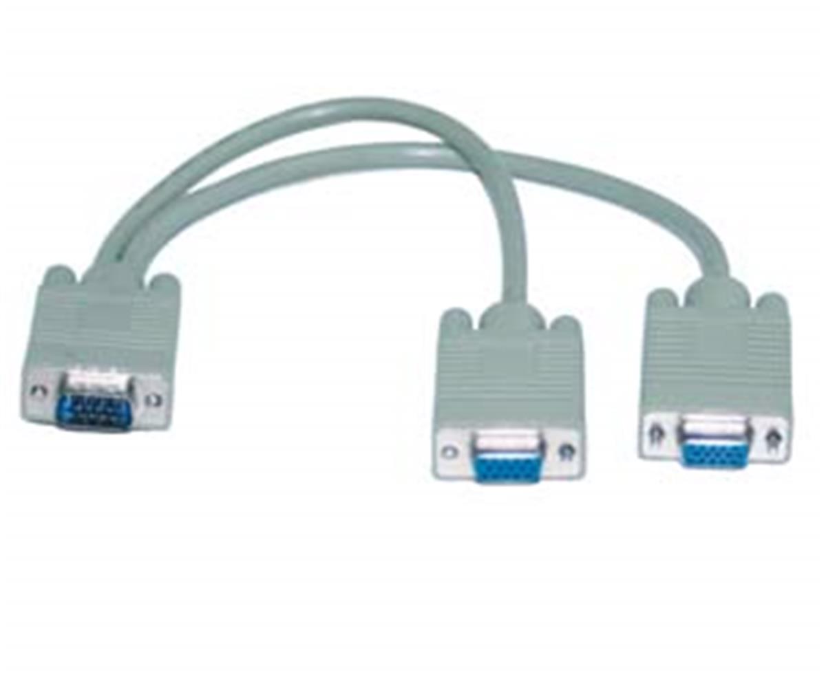 Novacom Vga Y 2Li Çoklayıcı Kablo