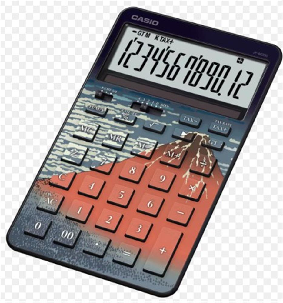 Casio Jf-M200-Tj-Khg 12 Hane Masa Üstü Hesap Makinesi