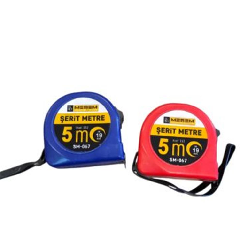 Meşem Çelik Şerit Metre 5X19 Mm Sm-067 151(Dz-12)