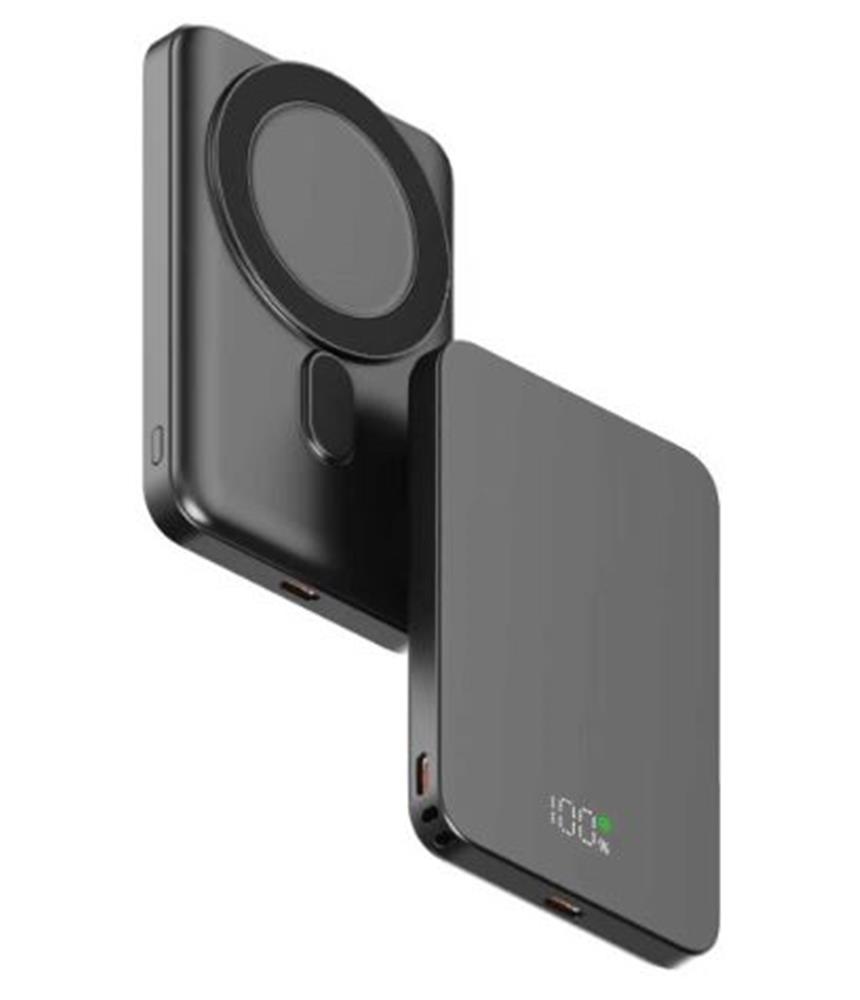 Snapron Snp-3020 Slim Pd 22.5W Hızlı Şarj Lcd Ekran Magsafe 5000 Mah Powerbank