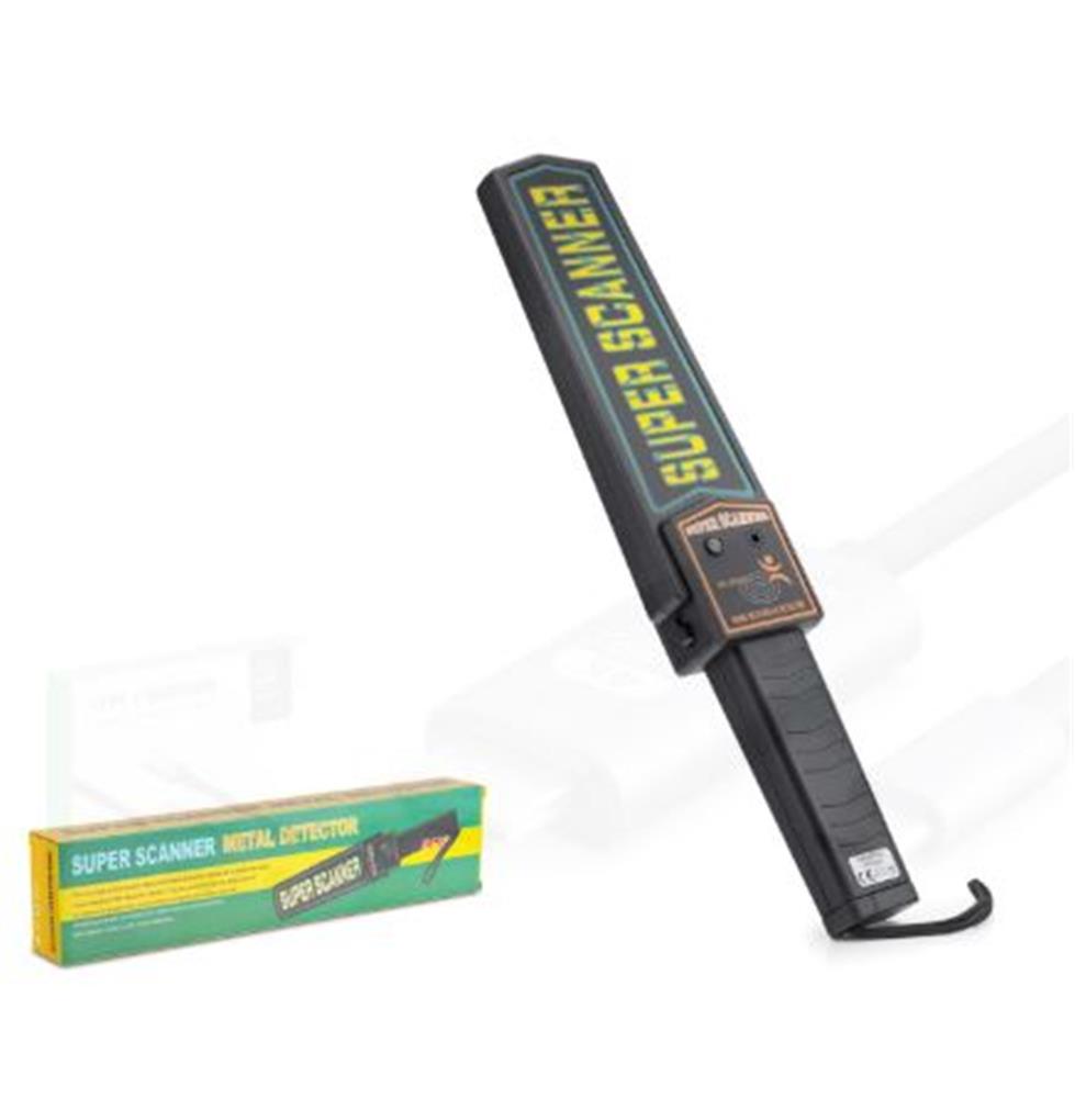 Hadron Hdx6528 Super Scanner El Tipi Güvenlik Metal Dedektörü Siyah