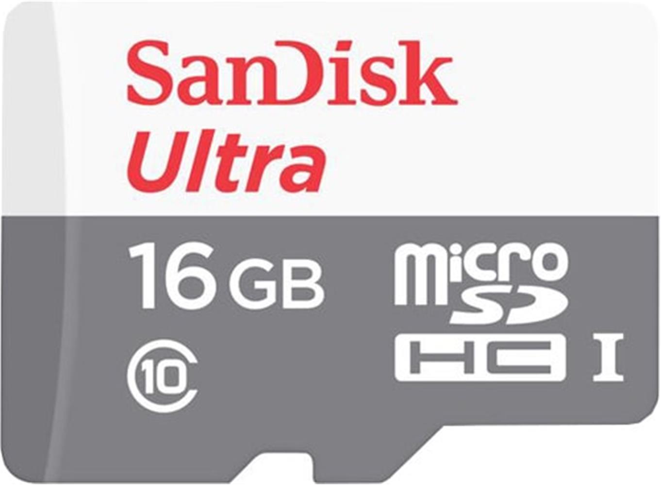 Sandisk 16Gb Sdsquns-016G-Gn3Mn Class 10 Uhs-I Hafıza Kartı