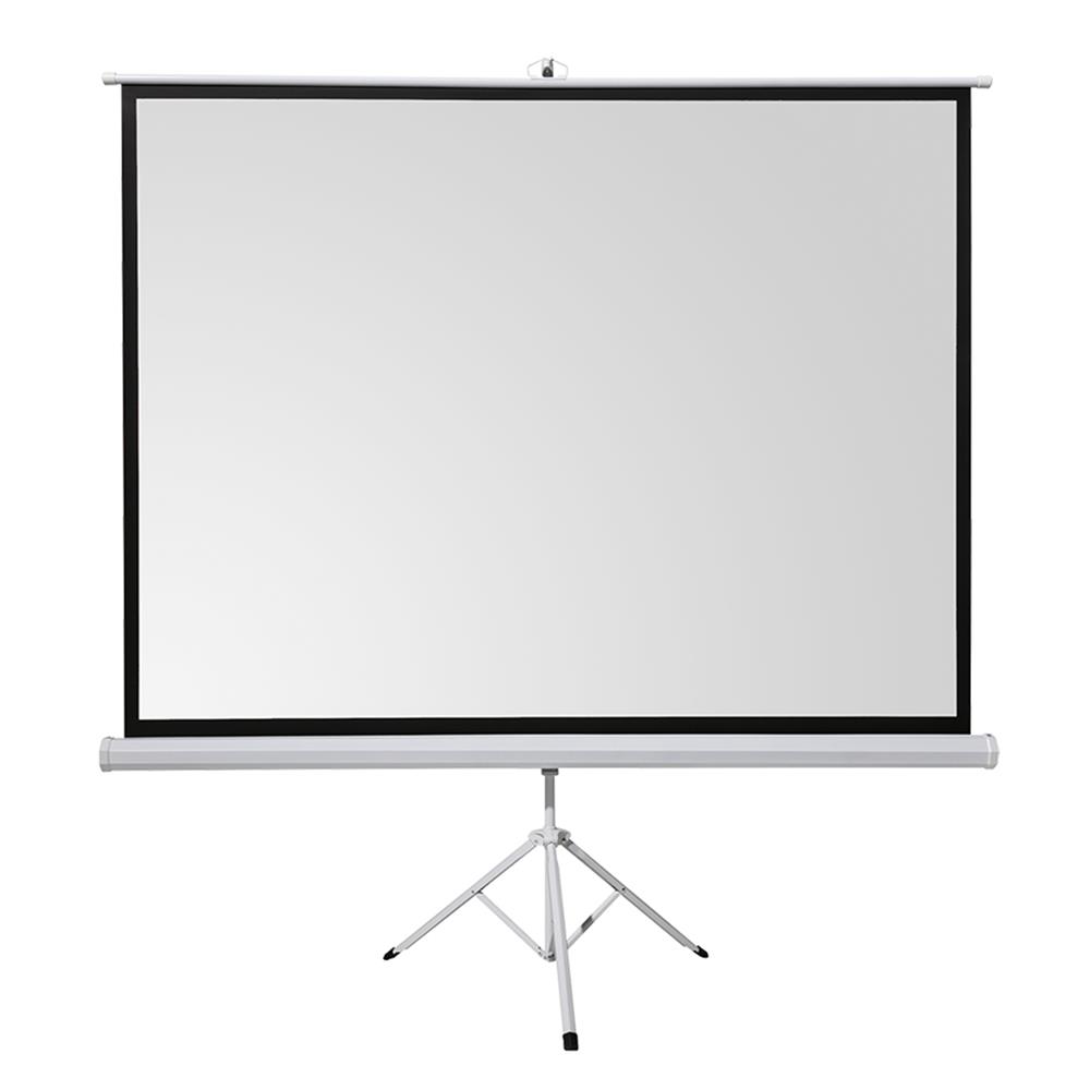 EVEREST TPP-180 180-180CM ARKASI SİYAH FONLU TRİPODLU PROJEKSİYON PERDESİ