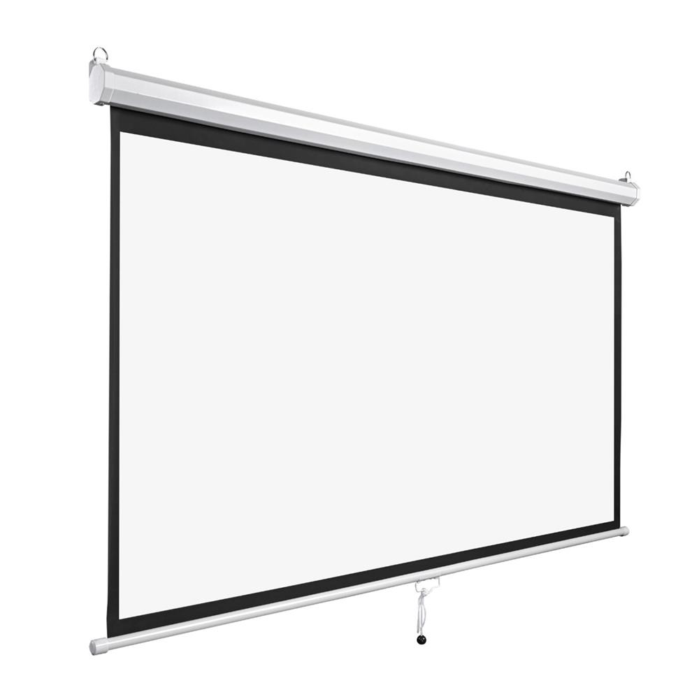 EVEREST MPP-180 180-180CM ARKASI SİYAH FONLU STORLU PROJEKSİYON PERDESİ