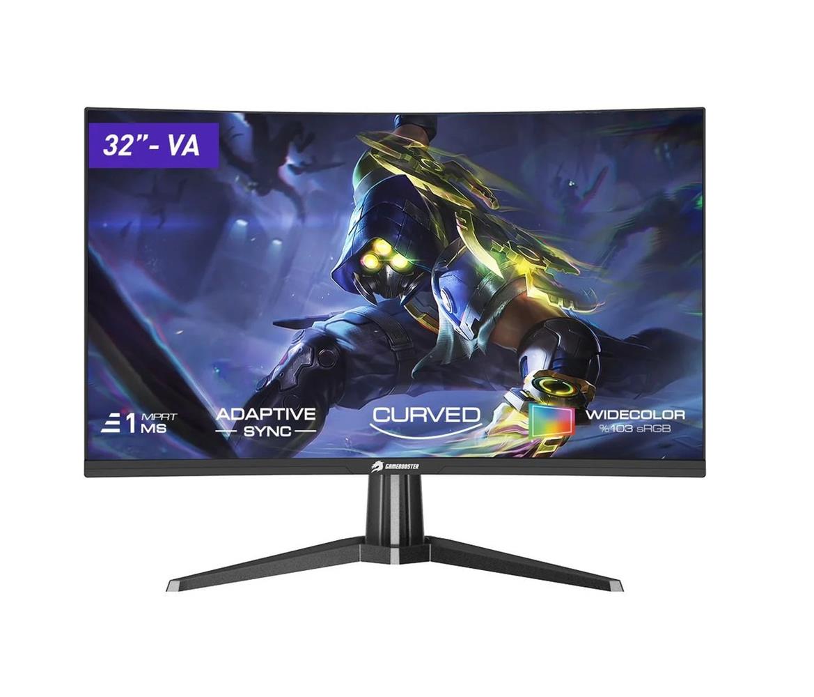 GAMEBOOSTER 32" GB-3218CF 180HZ 1MS VA FHD 1920×1080 HDMI-1+DP-1 RGB CURVED R1500 GAMİNG MONİTÖR